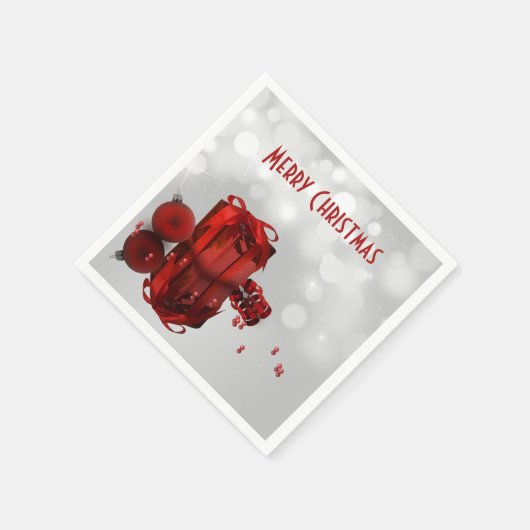 Serviette En Papier Précieux Noël présent professionnel (Coin)