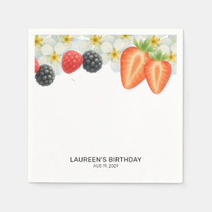 Serviette En Papier Premier Anniversaire de Berry
