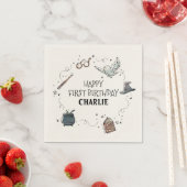 Serviette En Papier Premier Anniversaire de Harry Potter (En situation)