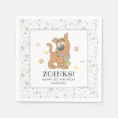 Serviette En Papier Premier anniversaire de Scooby-Doo (Devant)