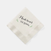 Serviette En Papier Premier anniversaire Floral Napkin (Coin)