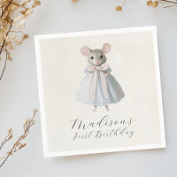Premier Anniversaire Mouse Whimsical Victorian Ann