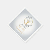 Serviette En Papier Premier communion, garçon catholique (Coin)