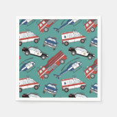 Serviette En Papier Premier intervenant Médicale d'urgence Anniversair (Devant)