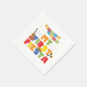 Serviette En Papier Premier papier Fiesta Party Napkin (Coin)