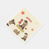 Serviette En Papier Premier rodéo (Coin)