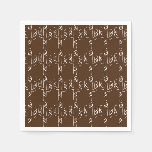 Serviette En Papier Premier Rodeo Cowboy fête d'anniversaire (Devant)