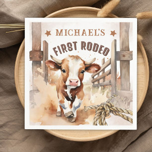 Serviette En Papier Premier RODEO Taureau de l'Ouest Sauvage Cow-boy