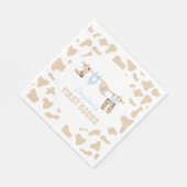 Serviette En Papier Premier Rodeo Western Cowboy 1er anniversaire (Coin)