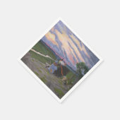 Serviette En Papier "Premier vol !" (Coin)