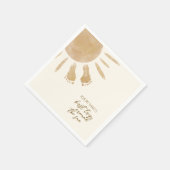 Serviette En Papier Premier voyage autour du soleil 1er anniversaire B (Coin)