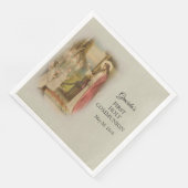 Serviette En Papier Première Communion Catholique Enfant Jésus Hôte (Coin)