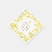 Serviette En Papier Première communion de Mimosa (Coin)