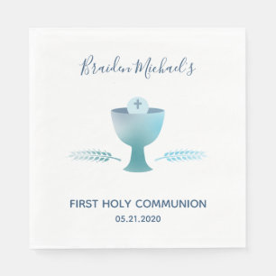 Serviette En Papier Première fête de la Communion - Dîner Napkin, Cust