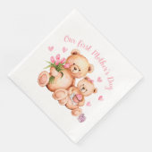 Serviette En Papier Première fête des mères (Coin)