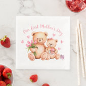 Serviette En Papier Première fête des mères (En situation)