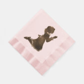 Serviette En Papier Première Fille de la Communion priant élégante (Coin)