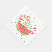 Serviette En Papier Première pastèque d'un Melon (Coin)