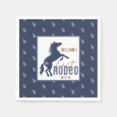 Serviette En Papier Première Rodéo Anniversaire de la fête Naples - We (Devant)