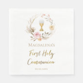 Serviette En Papier Première sainte communion (Devant)