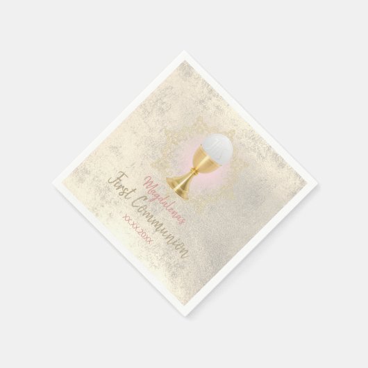 Serviette En Papier Première sainte communion (Coin)