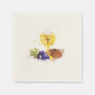 Serviette En Papier Première sainte communion