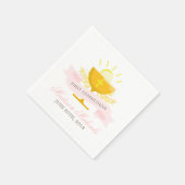 Serviette En Papier Première sainte communion des filles (Coin)