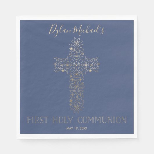 Serviette En Papier Première Sainte Communion Napkin - Articles en pap (Devant)