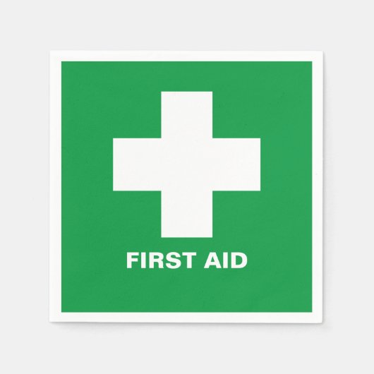 Serviette En Papier Premiers secours et secours d'urgence / barbecue N (Devant)