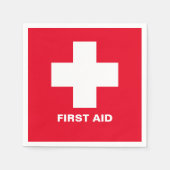 Serviette En Papier Premiers secours et secours d'urgence / barbecue N (Devant)