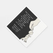 Serviette En Papier Prends la main de Dieu (Coin)