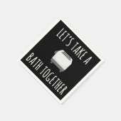 Serviette En Papier Prenons un bain ensemble (Coin)