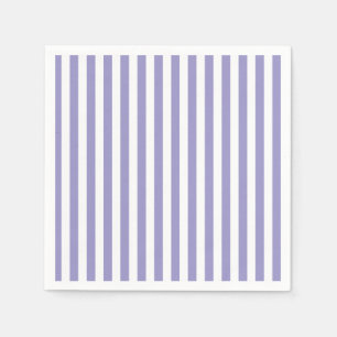 Serviette En Papier Préppy à bande violette