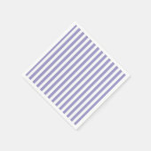 Serviette En Papier Préppy à bande violette (Coin)
