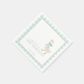 Serviette En Papier Preppy Goose Baby Shower Napkins (Coin)