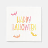 Serviette En Papier Preppy Happy Halloween Party (Devant)