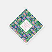 Serviette En Papier Preppy Read Between Wines Book Club (Coin)