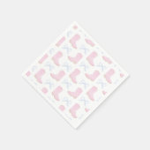 Serviette En Papier Preppy Rodeo First Birthday Cowgirl Boots (Coin)