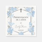 Serviette En Papier Presentación de 3 años Napkins Papillons (Devant)