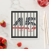 Serviette En Papier Président du 45 parti d'impeachment des barreaux d (En situation)