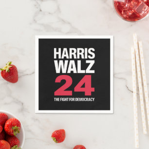 Serviette En Papier Président Elect Kamala Harris & Tim Walz 2024