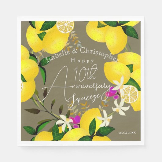 Serviette En Papier Presse-citron (Devant)