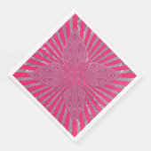 Serviette En Papier Pretty Rose 4 Pique Dîner Papier (Coin)