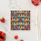 Serviette En Papier Pretty triangle pattern III + your ideas (En situation)