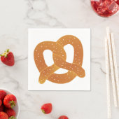 Serviette En Papier Pretzel doux (En situation)