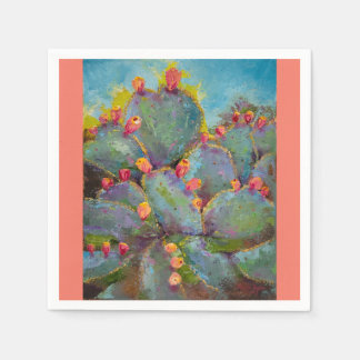 Serviette En Papier Prickly Pear Cactus papier boisson serviette