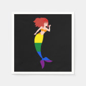 Serviette En Papier Pride Sirène (Devant)
