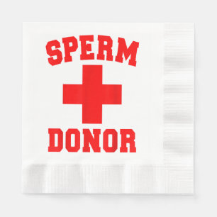 SERVIETTE EN PAPIER PRIDE SPERM DONOR DISPENSER FUNNY HALLOWEEN COSTUM