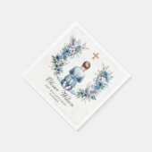 Serviette En Papier Prier Garçon Sainte Communion Papier Napkin (Coin)