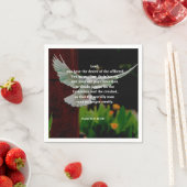 Serviette En Papier Prière Chrétienne Pour Le Psaume De Confort 10:17- (En situation)